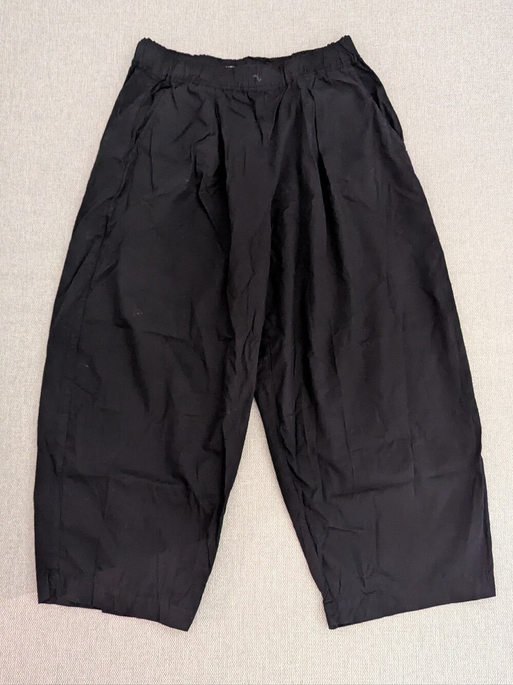 Velvet Women's Black Relaxed-Fit Cotton Pants